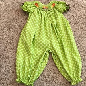 💛💛Turkey and Pumpkin Smocked Jumper